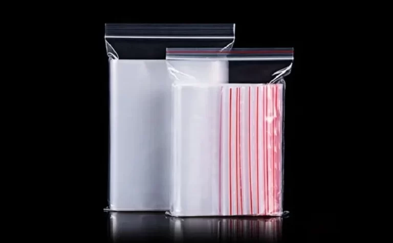 Túi zipper viền đỏ